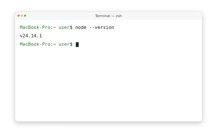 Node 版本 Linux 终端