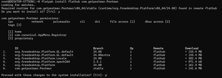 使用 Flatpak 在 Ubuntu 上安装 Postman