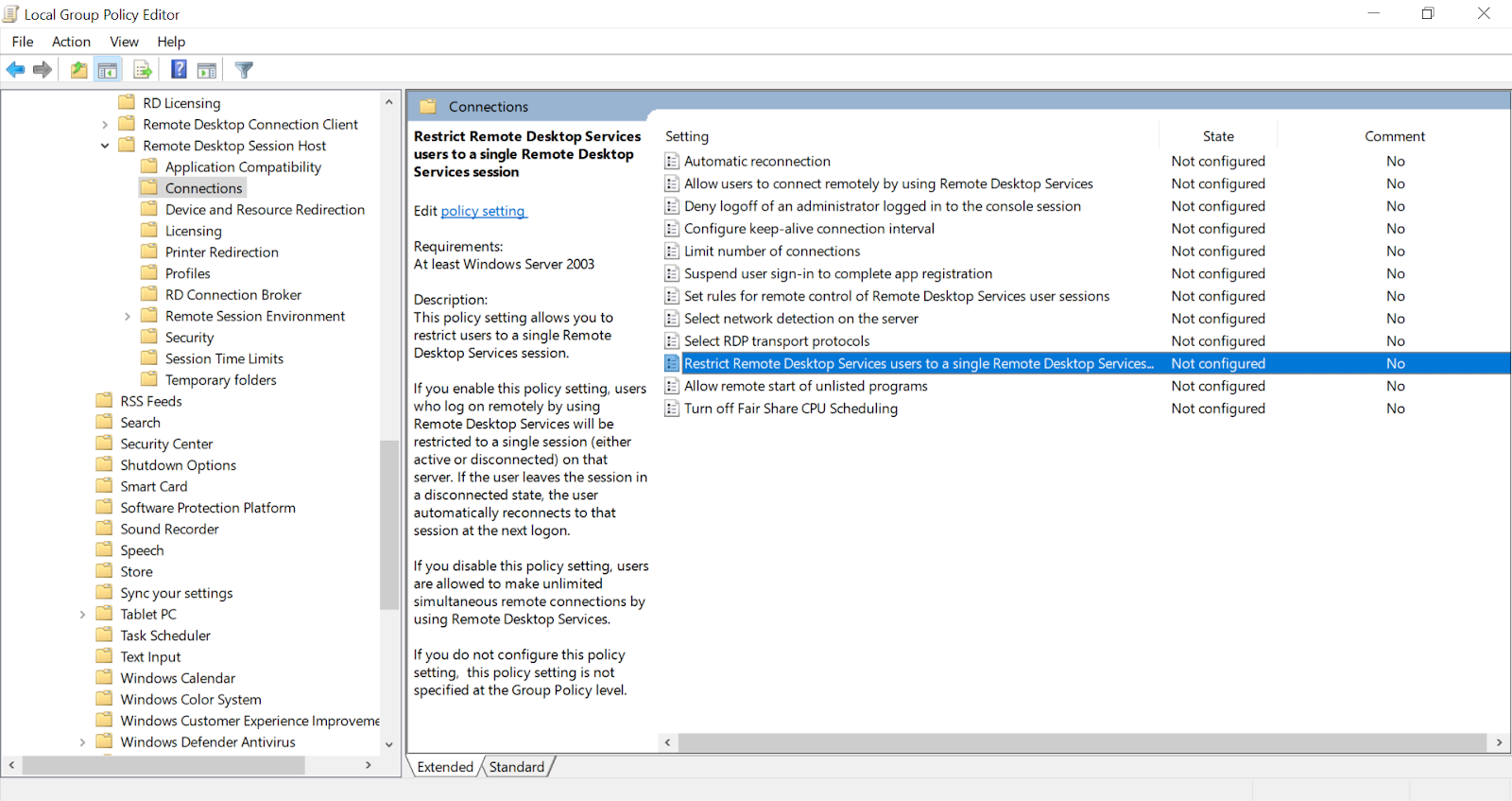 如何在 windows server 上增加 rdp 连接数