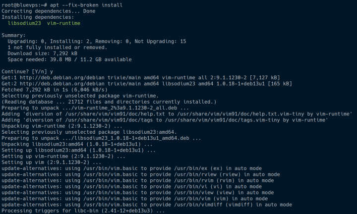 package installing 4