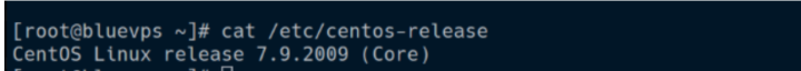 使用 cat 命令查看 CentOS 版本